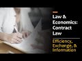 Law and Economics - Contract Law Intro - Efficiency, Exchange, and Information