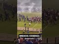 brescia cosenza scontri ultras in campo 01 06 23