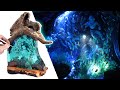 How To Make - Deep Sea - Epoxy Resin & Wood Night Lamp  🐉🌊 Resin Art! DIY.