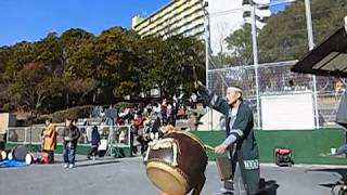 音頭日本めでた　和太鼓打ち