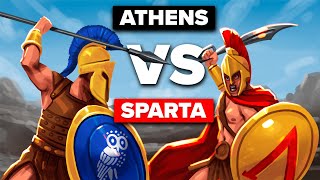 ATHENS vs SPARTA - The Peloponnesian War Explained