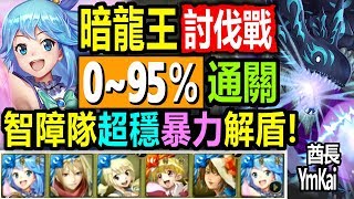 神魔之塔【亞克諾羅基亞討伐戰】【極限平砍的女神！】阿克婭◎智障隊◎0~95%通關討伐戰 (時代的終結 挑戰) 暗龍王討伐戰◎全新討伐戰『黑暗之翼張開』