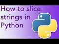 Python series session 11 | String Slicing In python | How to solve string slicing Problems