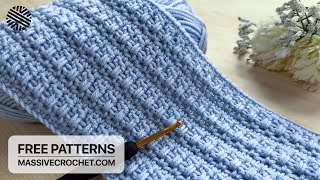 VERY EASY Crochet Pattern for Beginners! 🥰 SPLENDID Crochet Stitch for Blanket, Cardigan \u0026 Bag