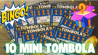 Mini TOMBOLA 🤑CINQUINA 🍀👏🎉#grattaevinci #fortuna