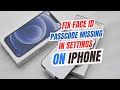 Fix Face ID and Passcode Missing in Settings iPhone 2025 Face iD & Passcode Not Showing ios