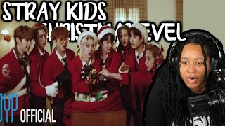 REACTION TO STRAY KIDS CHRISTMAS EVEL