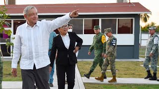 Inauguración de instalaciones de la Guardia Nacional, desde Tecomán, Colima