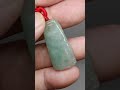 ice green burma jadeite jade bamboo knot pendant 精雕飘绿花節節高升天然缅甸翡翠挂件 ミャンマー翡翠竹ペンダント