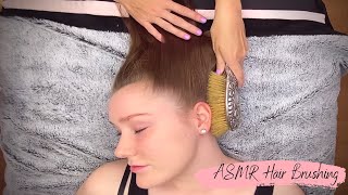 ASMR Hair Brushing with Antique Brushes