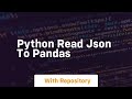 python read json to pandas