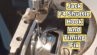 Jack Juki And Other Power Sewing Machine Shuttle Hook and Timing Set / Jack F4 Shuttle Hook Fix