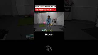 右脇の空きを防止して力を有効に使うドリル #片山晋呉 #golf #ゴルフ #shorts