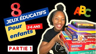 8 Jeux éducatifs pour enfants 2 à 6 ans | Apprendre avec des jeux | Education pour enfant | Partie 1