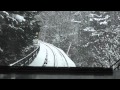 Scenic train ride leaving Takayama, Japan