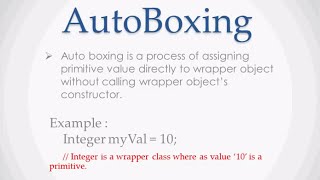 AutoBoxing vs AutoUnboxing - Java