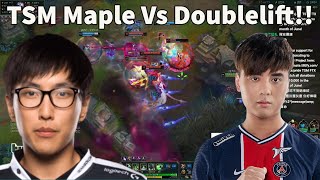 TSM's New Midlaner Maple Has His Eyes Set On Doublelift In Champions Queue!!