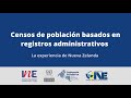 Censos de población basados en registros administrativos. El caso de Nueva Zelanda