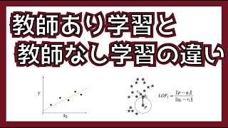 教師あり学習と教師なし学習について #K_DM