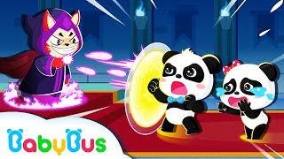 Super Panda Defeats Devil King | Math Kingdom Adventure | Super Rescue Team | BabyBus Cartoon