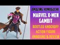 knockoff amazing yamaguchi  Gambit action figure unboxing/review bootleg  /knockoff