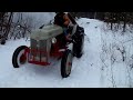 snowblowing with the 1951 ford 8n part 2