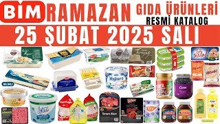 BİM MARKET RAMAZAN KAMPANYASI | 25 ŞUBAT 2025 | GIDA ÜRÜNLERİNDE KAÇIRILMAYACAK İNDİRİMLER