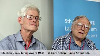 5th HLF – Laureate interview: Stephen A. Cook and William Morton Kahan