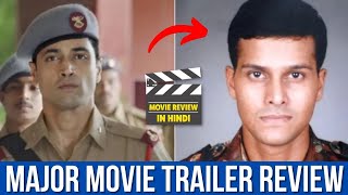 Major Trailer Review In Hindi | Major Trailer Reaction | Major Trailer