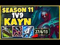 THIS IS THE ULTIMATE 1V9 BUILD FOR KAYN (HARD CARRY EVERY GAME) - League of Legends