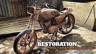 1995 YAMAHA RXspesial 115cc RESTORATION - Rebuild Old Two Stroke Motorcycle Abandoned