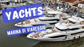 Yachts at Viareggio 4k by Drone