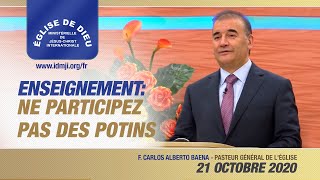 Enseignement : Ne participez pas des potins - 21 oct. 2020 - Frère Carlos Alberto Baena – ÉDMJI