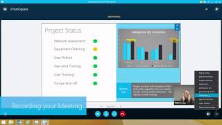 Skype for Business Overview Recording your Meeting