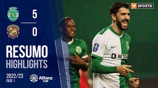 Highlights | Resumo: Sporting 5-0 Marítimo (Taça da Liga 22/23 - Fase 1 - Jornada 3)