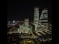 roche towers at night