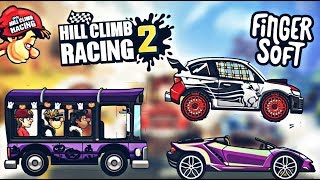 Purple Halloween Bus Paint / Rally Lion Paint / Pearlescent Supercar Paint no Hill Climb Racing 2