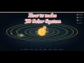 How to make 3D Solar System by using HTML,CSS, JAVASCRIPT @CodeCrackerSuraj