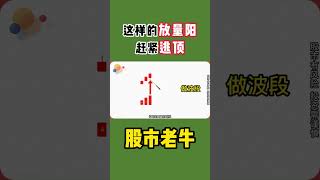 【逃顶】这样的放量阳，赶紧逃顶  #shorts   #逃顶