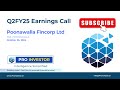 Poonawalla Fincorp Ltd. | Q2FY25 | Earnings Conference Call | ProInvestor AI