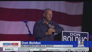 Don Bolduc addresses supporters on Election Night