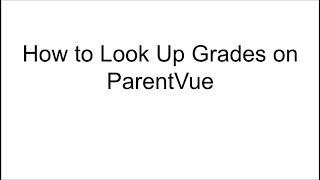 ParentVUE:Canvas Grades