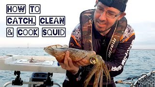 How to catch clean and cook squid with Fishing Mad