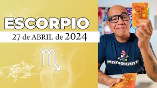 ESCORPIO | Horóscopo de hoy 27 de Abril 2024 | Las sorpresas que guarda aquella persona escorpio