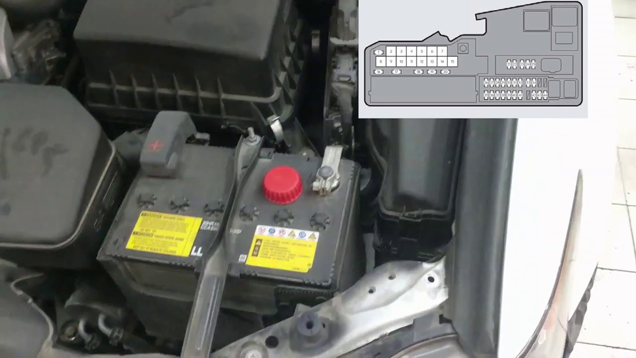 Lexus ES Main Fuse Box Location And Diagram - YouTube