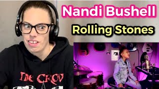 NANDI BUSHELL | GIMME SHELTER - ROLLING STONES | REACTION