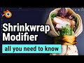 Shrinkwrap Modifier - Blender Tutorial for Beginners - Basics