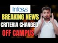 Breaking News | Infosys Hiring Criteria Changed | Infosys Biggest Hiring Update | SP Hiring