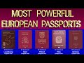 The Most Powerful European Passports 2020