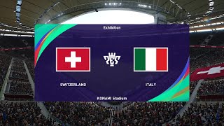 PES 2021 | Switzerland vs Italy - International Friendly | Full Gameplay